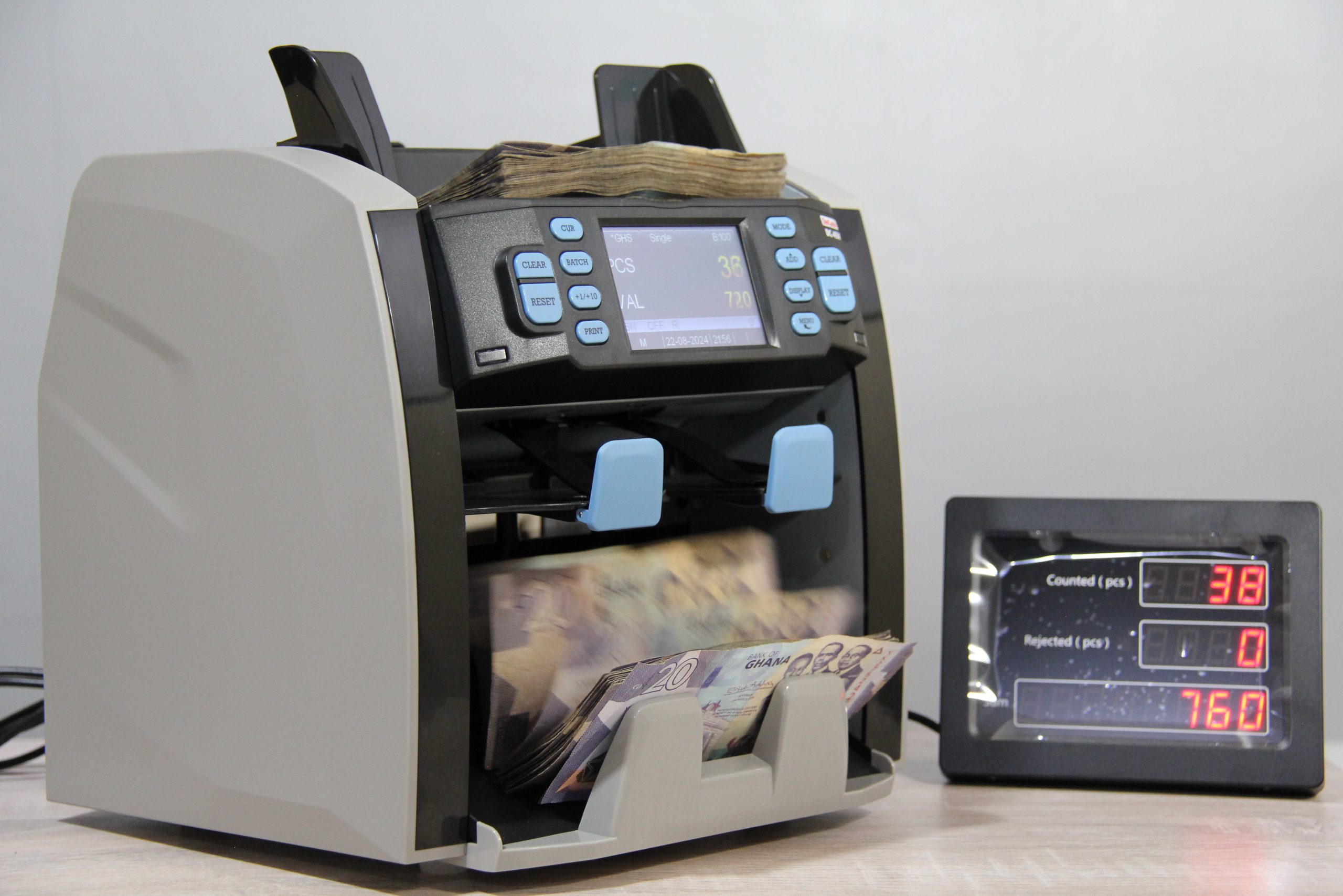 1.5 pocket bank grade money counting machine